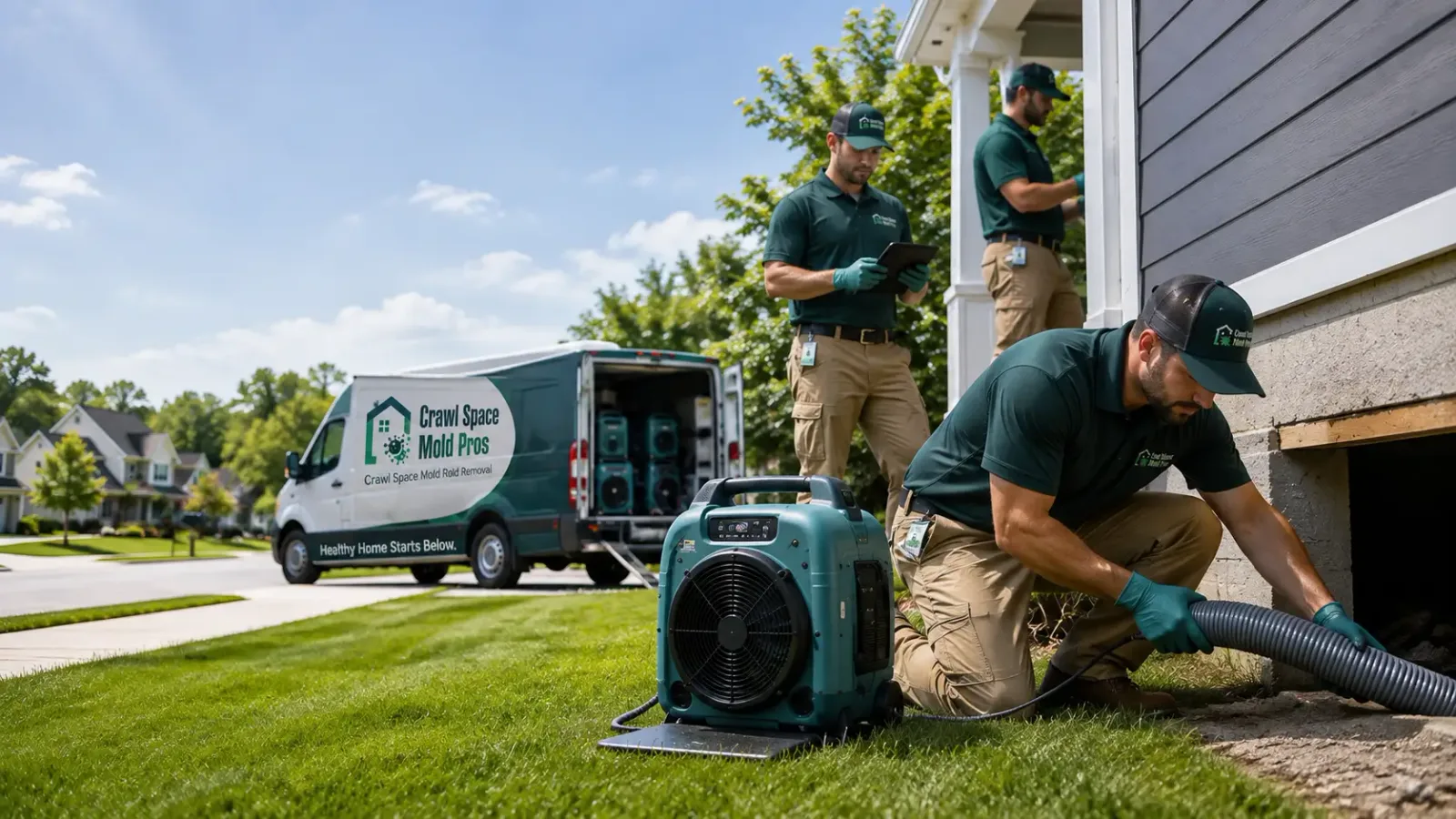 Crawl Space Mold Removal in Elsinore, UT